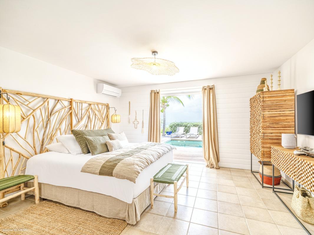 27 Villa à louer piscine vue mer Grand Case Saint Martin_chambre 2